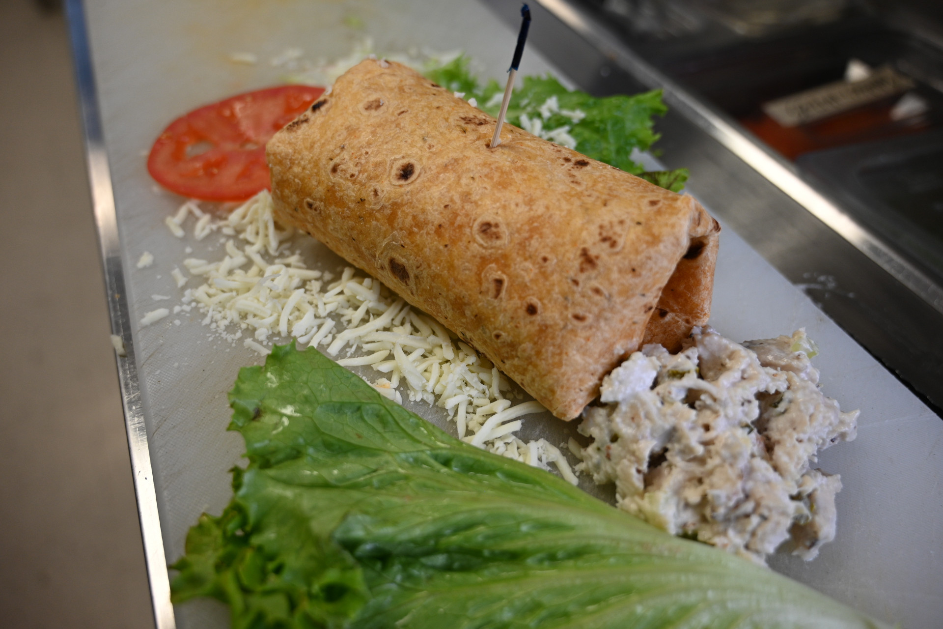 Dillon bagging cookies